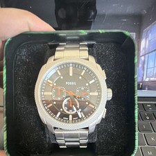 Fossil Mens Chronograph Stainless Steel Quart...