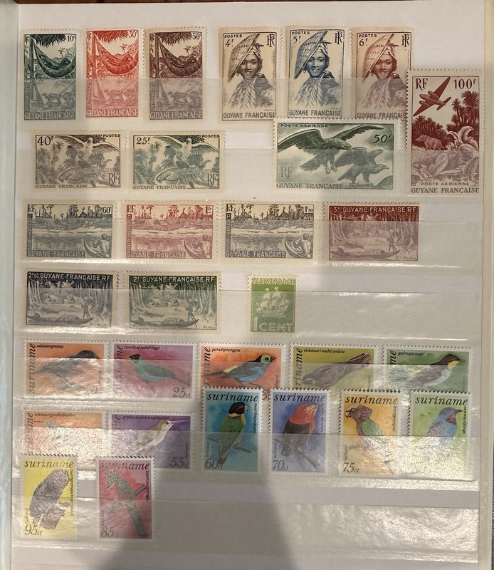 Surinam Stamps / French Guyana Stamps 30 Mint Never Hinged. Birds Animals .Scan