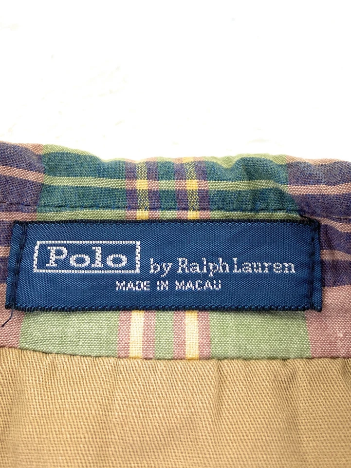 De colección. Abrigo Blazer Deportivo Polo Ralph Lauren Para Hombre Madras Multicolor a Cuadros 42L Foto 2 de 4