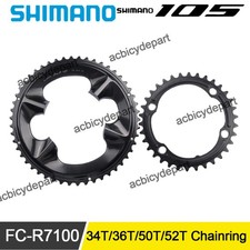 Shimano 105 R7100 Crankset 12 Speed 34T/36T/50T/52T Original Chainring 110mm BCD