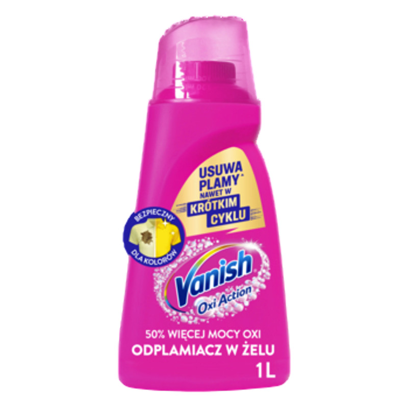5908252018024 Vanish Oxi Action Pink odplamiacz w elu 1l Rb hygiene Home Pola 4190₽