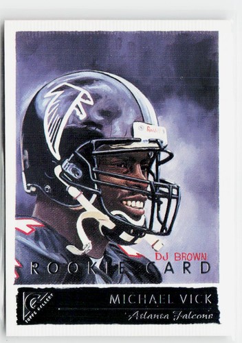Michael Vick #101 2001 Topps Gallery card