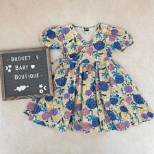 TEA Collection Floral Wrap Dress Size 4 4T