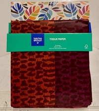 LOT OF 6 PACKS NEW Tabitha Brown Tissue Paper packs 20 sheets/ea 16x24 gift wrap