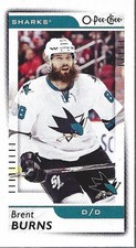 2017-18 O-Pee-Chee Mini #M55 Brent Burns SP - HKY