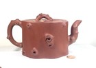ANTIQUE CHINESE YIXING ZISHA POTTERY CLAY TEAPOT 順根(吳純耿) TEACUP LOT/SET OF 3 — photo 5