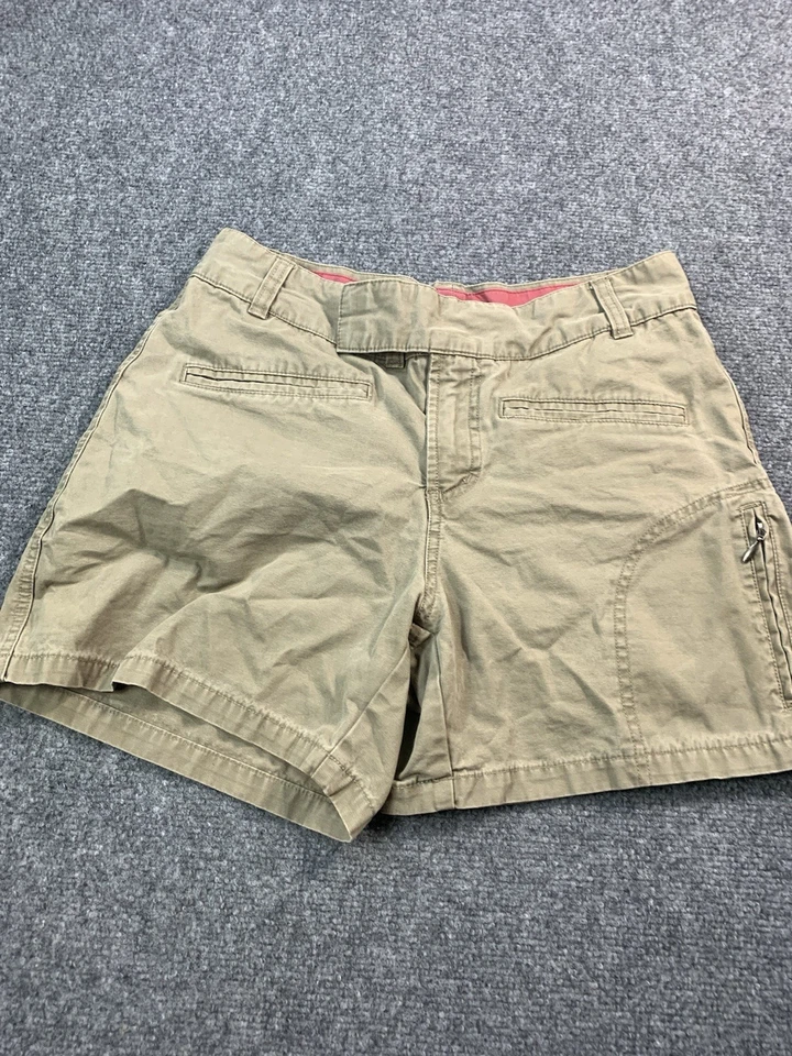 哥伦比亚短裤女款8码棕色休闲徒步户外口袋 — 第 2/4 张图片