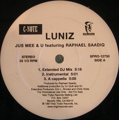 Luniz - Jus Mee & U / Funkin Over Nuthin', 12'', (Vinyl)