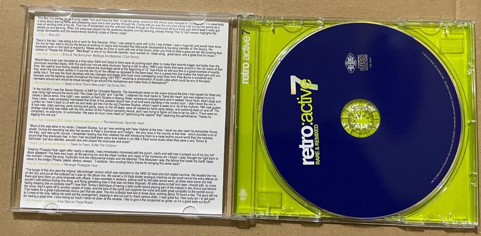 Various - Retro:Active7 (Rare & Remixed) (CD, Comp, Ltd, RM) (Near Mint (NM) - Bild 3 von 4