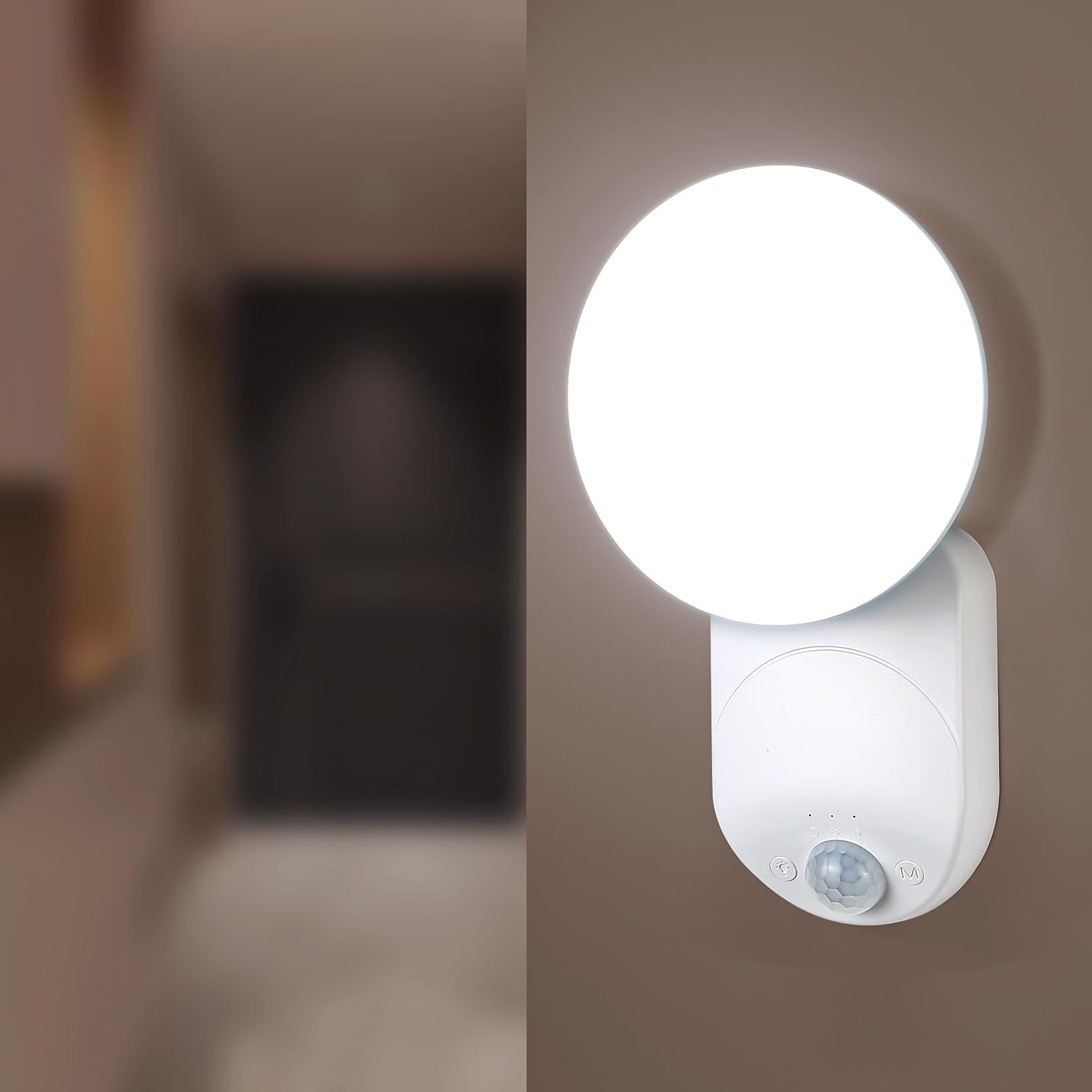 Rechargeable Motion Sensor Wall Light with Remote - Magnetic Wireless Wall Light