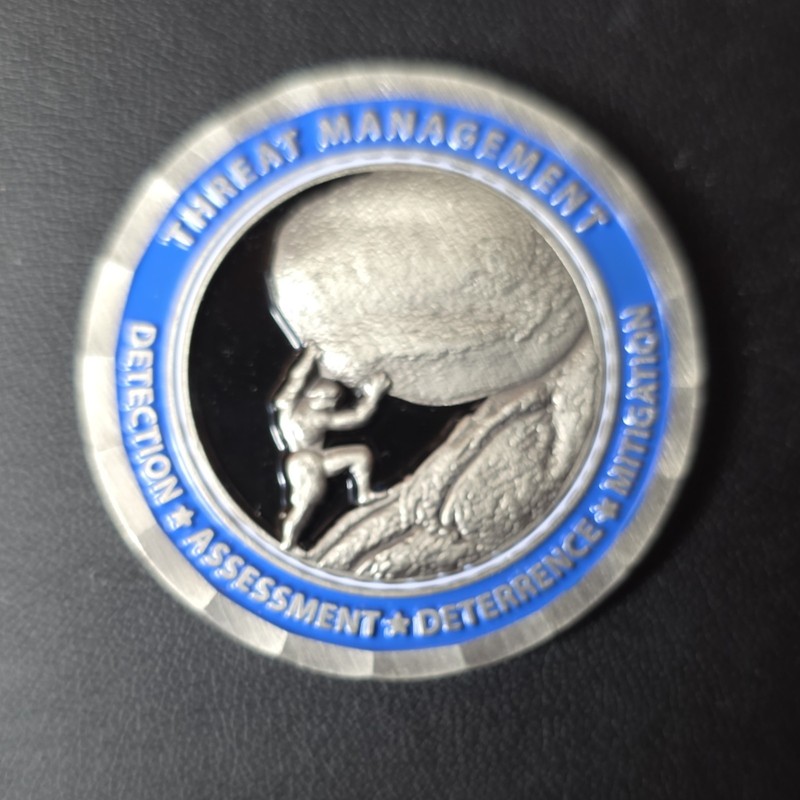 Wal-Mart Global Security Aviation Threat Mgmt Pinback Coin/Token