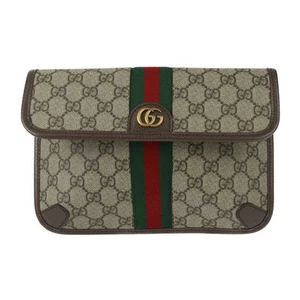 Présentoir Gucci Gg petit sac ceinture Ophidia taille 752597 beige suprême ébène Au