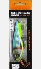 Savage Gear 4" Deviator Swim Slow Sinking 1 1/4 Oz Swimbait Green Silver New