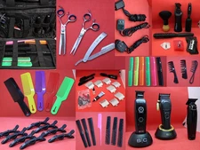 StyleCraft & BaByliss Pro Barber Bundle w/ Clippers, Shears, Combs & More! Black