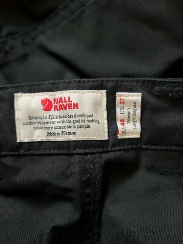 Fjällräven Damen Vidda Pro Trekkinghose G-1000-Mat. Outdoor-Hose Schwarz NEUw. - Bild 7 von 9