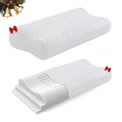 WEUP Contour Memory Foam Pillow for Neck Pain Relief, Neck Pillows for Side S...