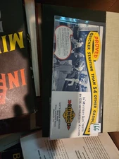 VTG 1930s Blue Sunoco "Mystery Gas" Ad - Goff's Station MEADVILLE PA - PRISTINE