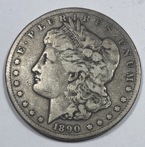 1890-CC Morgan Dollar 1.00. Choice Fine Carson City.