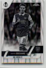 2022-23 Topps Chrome UEFA Martin Ødegaard Black White Ray Wave #88 Arsenal