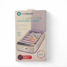 First Health UV-C Sanitizer for smartphones to 6.9" & accessories USB & DIFFUSER