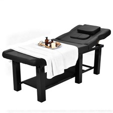 Physical Therapy Bed PU Leather/Metal Frame Spa Bed Heavy Duty Salon Bed