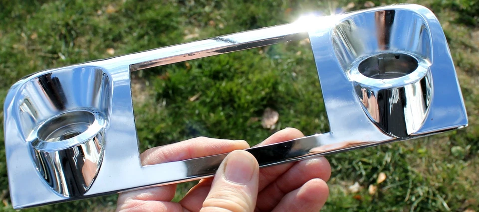 Chevrolet Impala 1959 1960 radio cromada placa frontal bisel 3755305 Foto 3 de 4