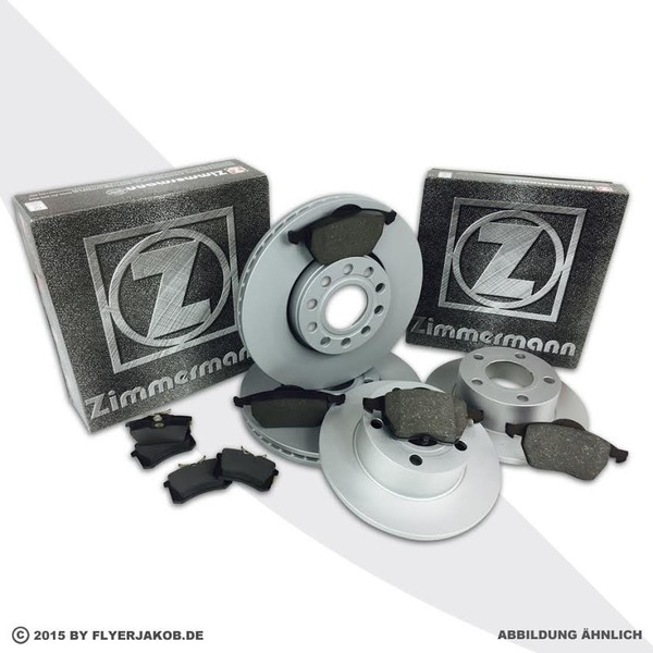Zimmermann Bremsscheiben + BeläGe Vorne + Hinten FüR Mazda Cx-5 Ke Gh-image