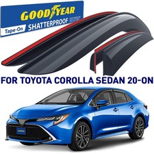Rain Guards Vent Visors Shade for 2020-2027 Toyota Corolla Sedan