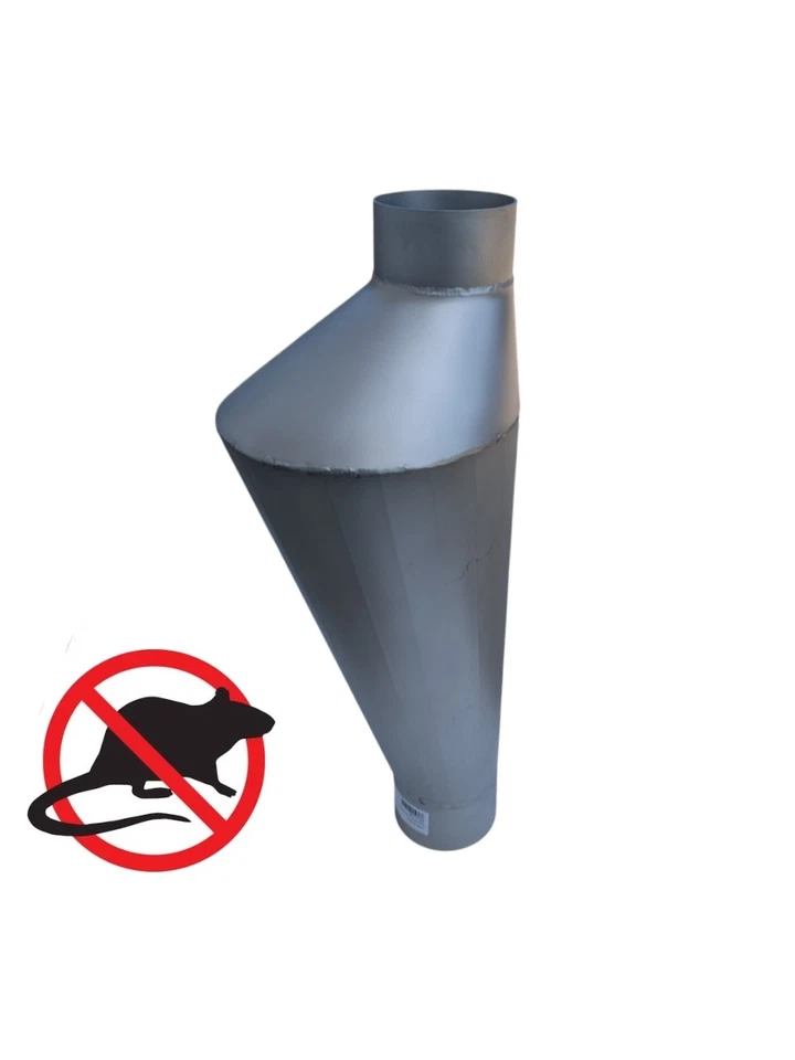 Rattenstop Asymmetrisch DN100 Rattensperre Rattentrichter Schutz gegen Ratten - Bild 2 von 3