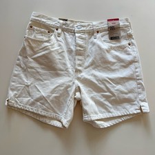 Levi's Women's 501 Original White Shorts Size 32