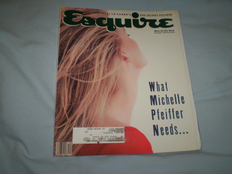 Esquire Magazine (Dec-1999) Michelle Pfeiffer on cover (address label on cover)