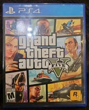 Grand Theft Auto V (PS4) No Game. Case. Box Art. Map + Manual O N L Y