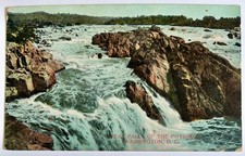USA Vintage Postcard Great Falls of the Potom...