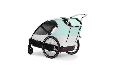 Leggero Fahrradanhänger Vento R2 ''Family'' B-Ware, kleine Löcher im Seitenteil !!