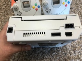 Sega Dreamcast Console System HKT-3020 With 2 Controllers &  Memory Card TESTED!