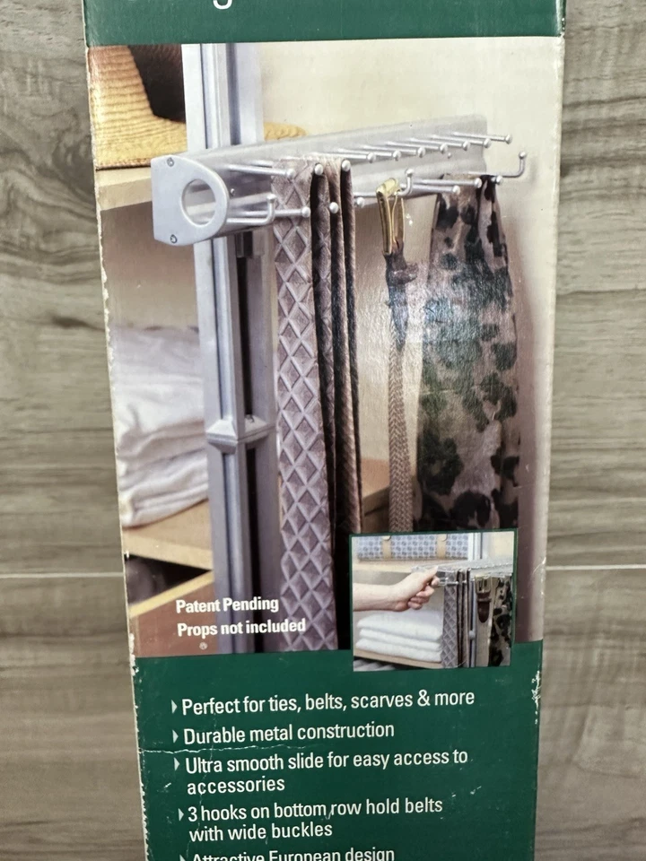 Corbata y cinturón deslizante de metal Stanley vintage nuevo en caja envío gratuito Foto 3 de 3