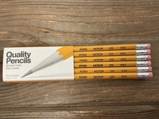 Vintage Ford Motor Company No 2 Pencils 1 Dozen NOS New Old Stock Made in USA