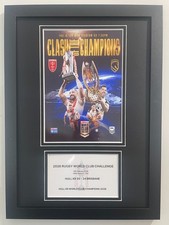 2026 Rugby World Club Challenge Hull KR A4 Photo Programme Display League