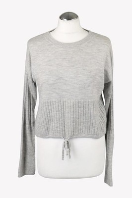 3.1 Phillip Lim Damen Pullover Gr. 38 (M) Grau Pullover Pullover Langarm