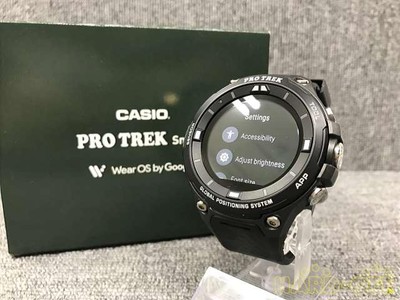 Casio WSD-F20-BK Pro Trek Smart GPS Wear OS Sports Watch with Sensors (Used)