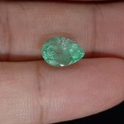 $4500 Natural Colombian Emerald 2.024ctw Pear Shape AGL Certification Minor Oil — photo 5