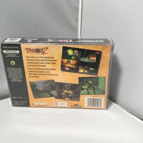Turok 2 Seeds of Evil - Nintendo 64 / N64 (PAL) - Boxed Game with Manual - Afbeelding 13 van 13