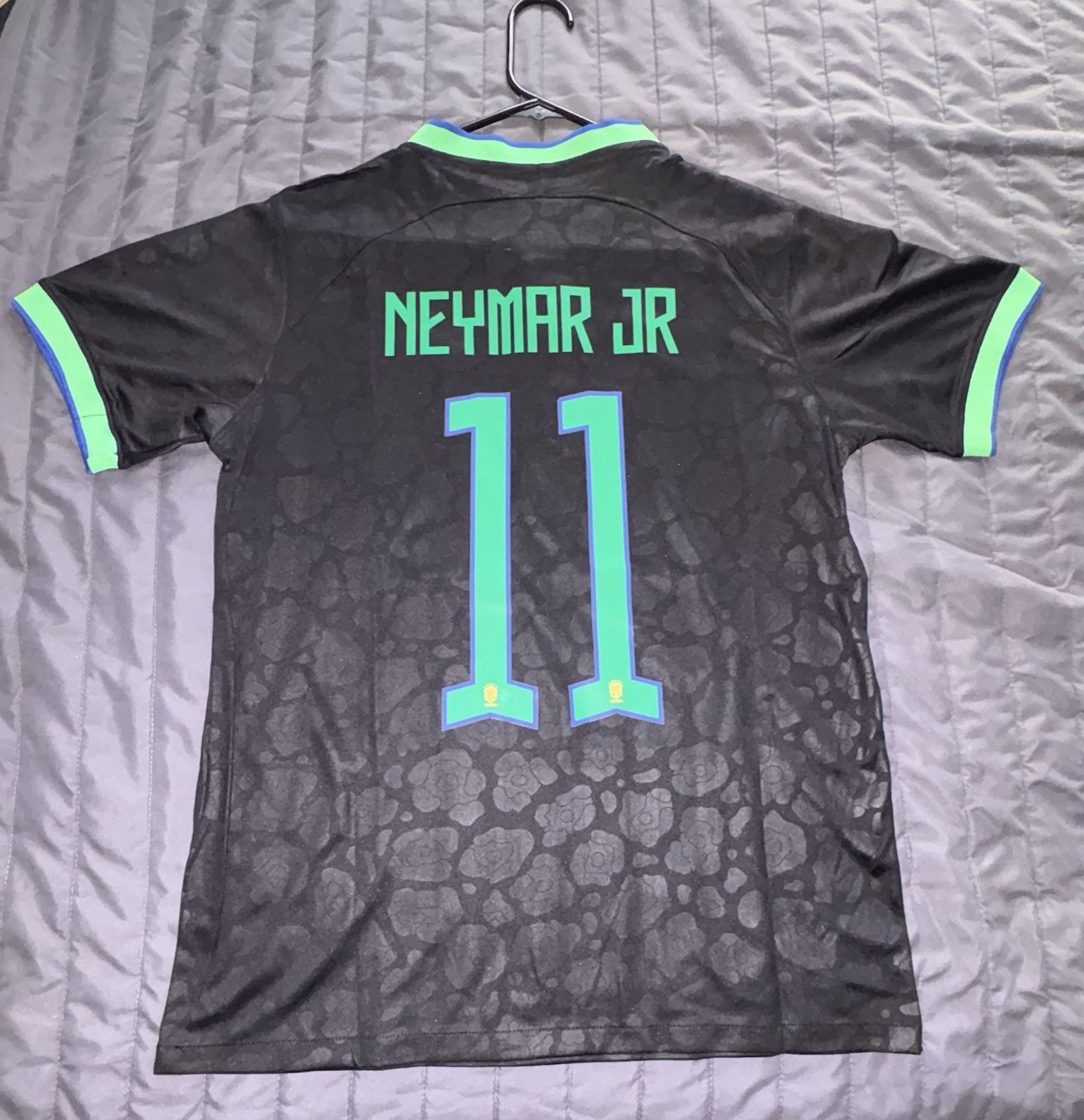 Stussy X Nike Brazil National Team Neymar Jr 11 Soccer Jersey Shirt stussy-x-nike-brazil-national-team-neymar-jr-11-soccer-jersey-shirt