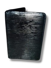 Louis Vuitton Pocket Organizer, Black Epi Lea...