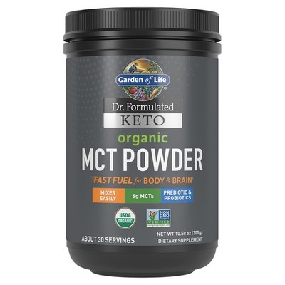 Dr. Formulated Keto, Organic MCT Powder, 10.58 oz (300 g)