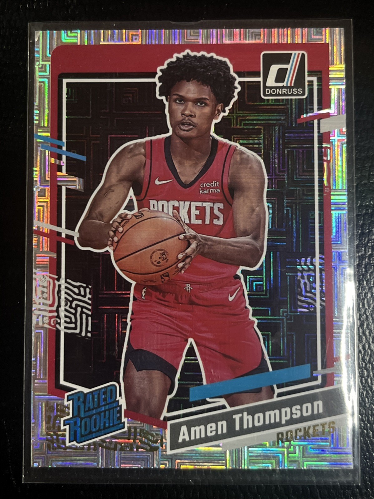 2023-24 Donruss Optic Choice Basketball Amen Thompson Rated Rookie Mojo #229
