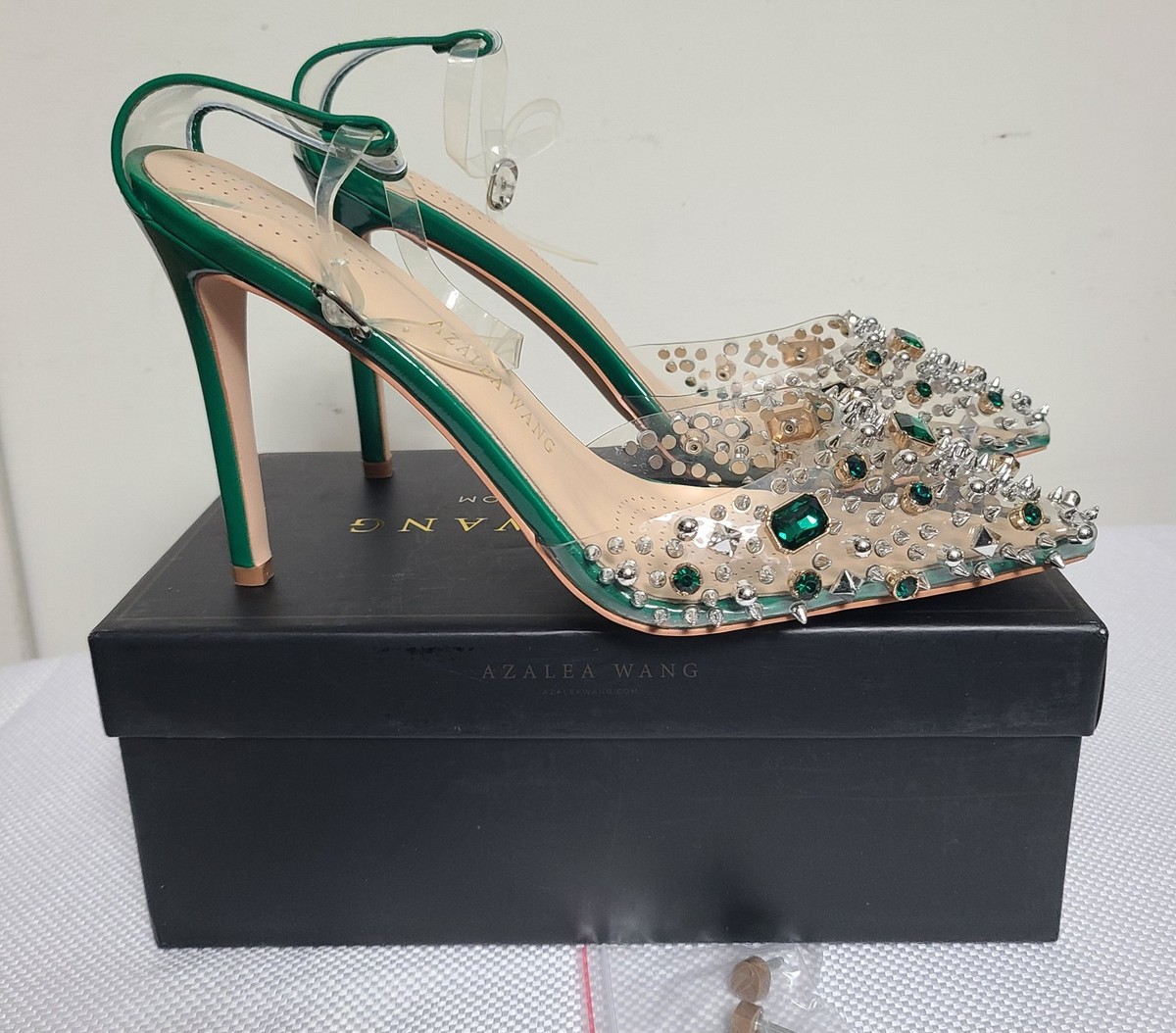 Azalea Wang Women's Size 10 Heels New PopStar Green | eBay