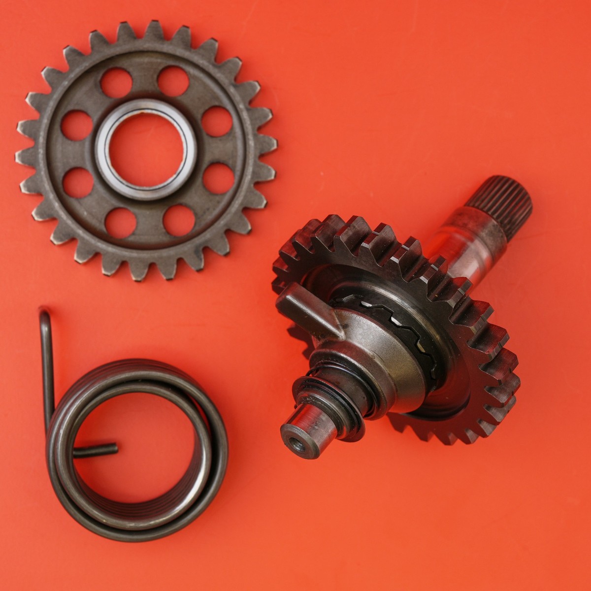 1997 96-98 KAWASAKI KX250 OEM KICKSTART KICK START SHAFT W IDLER