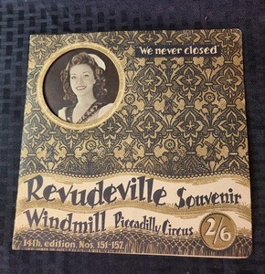 1943 Revudeville 14th Edition Windmill Piccadilly Circus Program Photo Booklet