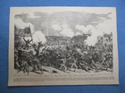 1885 Civil War Print - Battle of Newberne, North Caroilna - I COMBINE SHIPPING